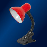 630-Čv štipcová lampa červená