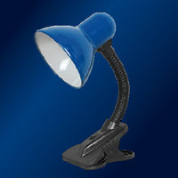630-M - štipcová lampa modrá