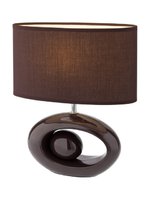 MODI Redo - lampa stolná - hnedá keramika+textil - 335mm