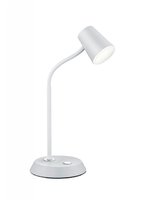 NARCOS Trio - LED stolová lampa - kov biely - 380mm