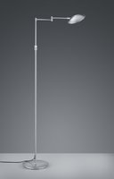 CALCIO Trio - stojacia LED lampa - matný nikel - 1200-1400mm