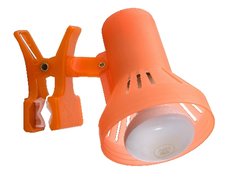 Promo - štipcová lampa oranžová
