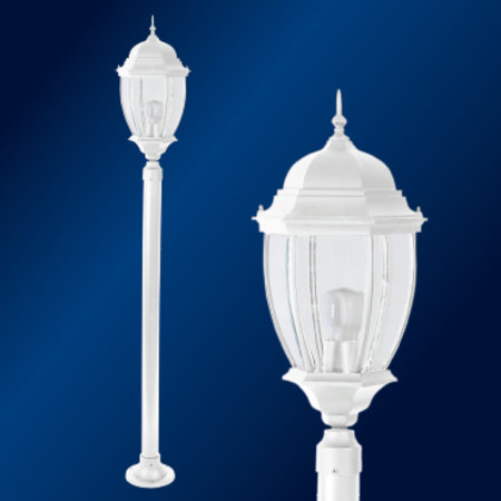 Trento-140-B lampa stojanová biela