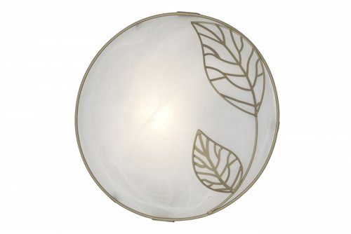 ANAIS - nástenné/stropné svetlo - alabastrové sklo+zlatý kov
