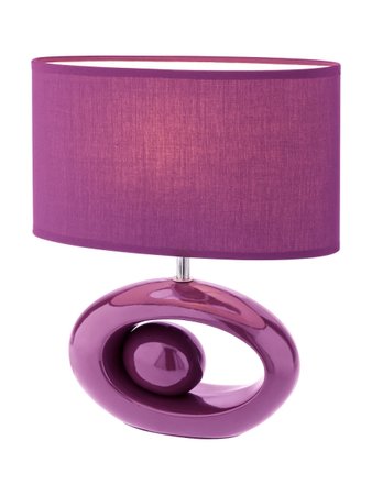 MODI Redo - lampa stolná - fialová keramika+textil - 335mm