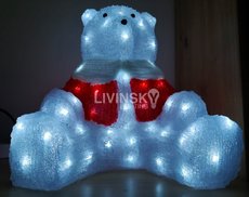 Vianočné osvetlenie Medveď