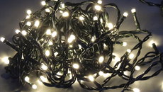 Vianočné osvetlenie Z/10/ SVETELNA LED RETAZ - 100L, WW