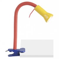 FLEX - stolná lampa so štipcom - farebná