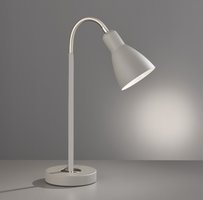 LOLLAND Honsel - stolová lampa - šedý kov+nikel - 430mm