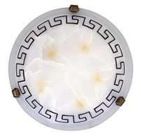 Etrusco -nástenné/stropné svetlo - ø 300mm - bronzové úchyty