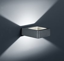 RENO Trio - nástenná LED lampa - antracitový kov 