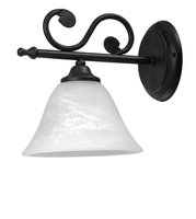 Dorothea - nástenná lampa - čierna - 1x40W
