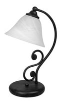Dorothea - stolová lampa - čierna - 1x40W