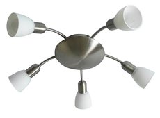 Soma - stropná bodová lampa - chróm - 5x40W