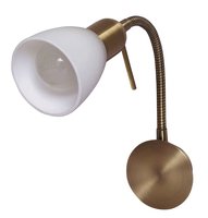 Soma - nástenné bodové svietidlo - bronz - 1x40W - vypínač