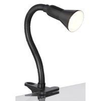 Desk Partners - štipcová lampa čierna - 300mm