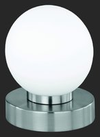 PRINZ - TRIO-stolná lampa dotyková-stmievateľná-matný nikel