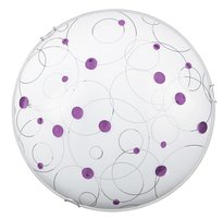 JOLLY - stropné svietidlo s fialovými sklíčkami - ø 300mm