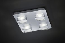 624610406 Trio- LED svietidlo - chróm+hliník+sklo - 400mm