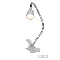 ANTHONY Brilliant - štipcová LED lampa - titánová - 380mm