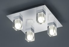681910406 Trio - kúpeľňové LED svietidlo - 250mm - kov+sklo