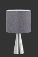 COSINUS Trio - stolná lampa - šedý textil - 350mm