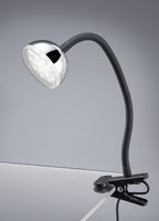 872880106 Trio - štipcová LED lampa - plast-chróm - 300mm