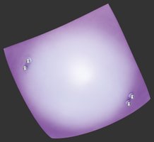 601400192 Trio - stropné osvetlenie - purpurové sklo