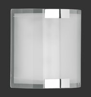 2522011-06 Trio - nástenné svietidlo - chróm+sklo - 200mm