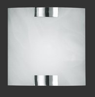 2523011-01 Trio - nástenná lampa - chróm+biele sklo - 200mm