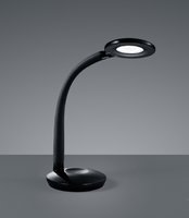 COBRA Trio - pracovná LED lampa dotyková - čierna - 465mm