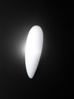 TOULON Trio - nástenné svietidlo - biely kov+sklo - 440mm
