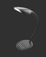 SWAN Trio - LED lampa dotyková stmievateľná - čierna - 700mm