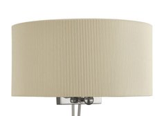 3462-2CR DrumPleat - nástenná lampa - krémový textil - 300mm