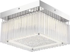 MARCELLA Rábalux - stropné LED svietidlo- chróm+sklo - 300mm