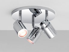 COMO Astro - bodové kúpeľňové svietidlo - chróm - ø 220mm