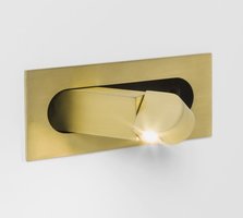 DIGIT Astro - vstavané LED svietidlo - zlatý kov - 190mm