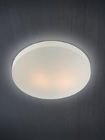 RONDO Redo - svietidlo stropné/nástenné - biele sklo - 350mm