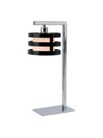 KIM Redo - stolová lampa - kov/drevo/sklo - 425mm