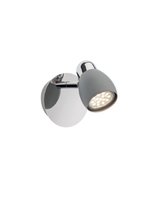 ELIS Redo - nástenné bodové svietidlo - šedý kov