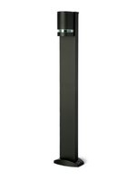 FOCUS Redo- stojanová lampa exteriérová- čierny kov - 1000mm