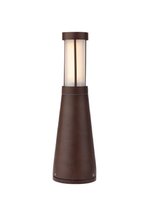NEMO Redo - svetlo stĺpikové- hnedo-hrdzavý kov+sklo - 370mm