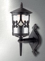 TIROL Redo - lampa nástenná do exteriéru - hrdzavá patina