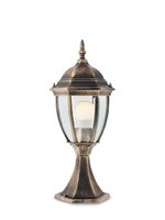 SEVILLA Redo - stĺpiková lampa - čierno-zlatá - 495mm