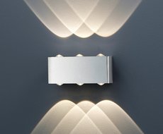 ABERDEEN Trio - nástenné LED svetlo - 200mm - matný nikel