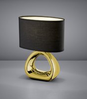 GIZEH Trio - stolová lampa - zlato-čierna - 345mm