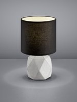 PIKE Trio - lampa stolná - betón+čierny textil - 280mm