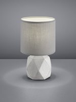 PIKE Trio - lampa stolná - betón+šedý textil - 280mm