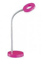 RENNES Trio - LED lampa na stôl - ružový kov - 400mm