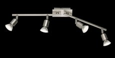 NIMES Trio - spot na strop - LED/GU10 - kov-nikel - 600mm